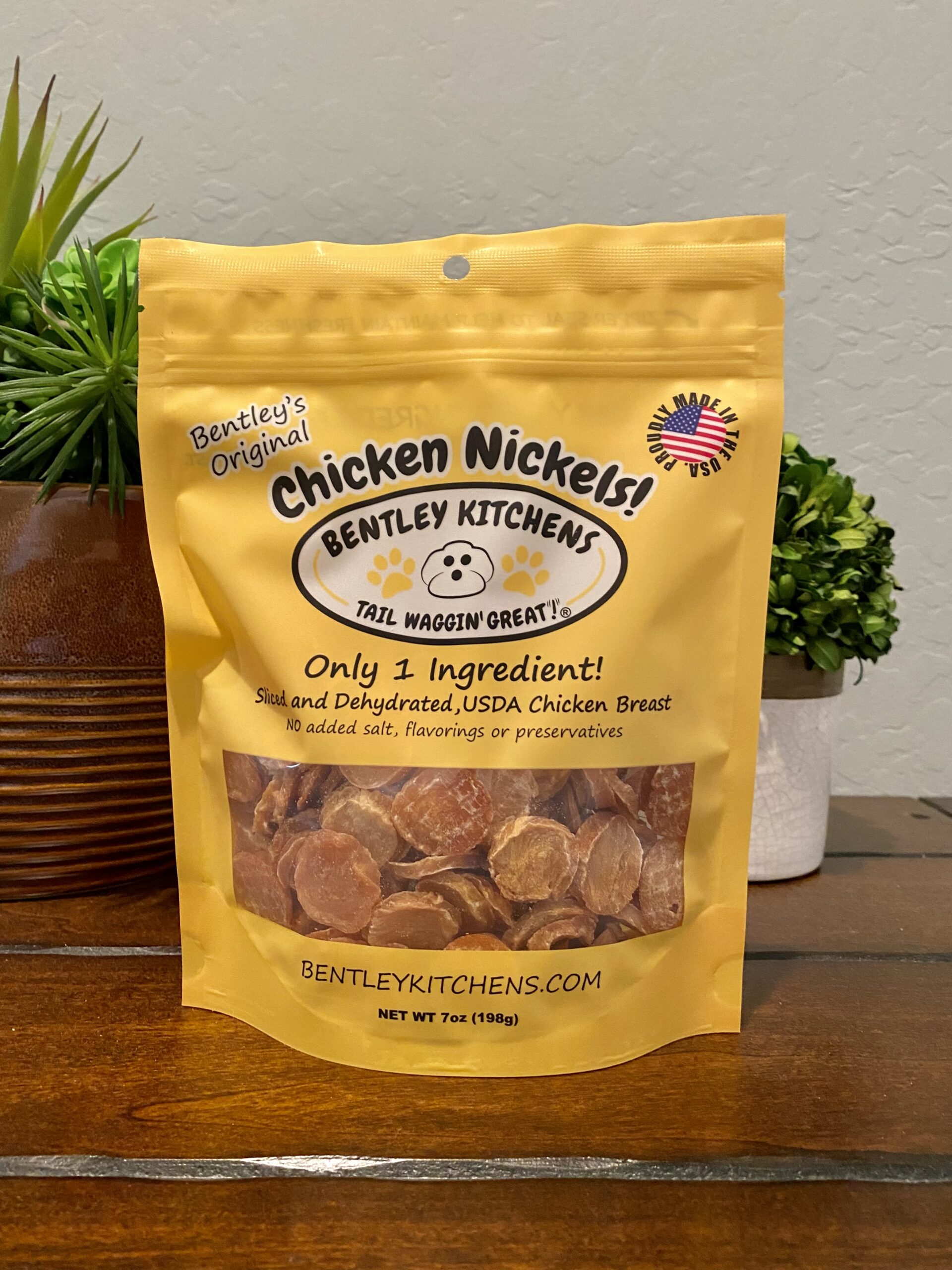 Chicken Nickels treat bag